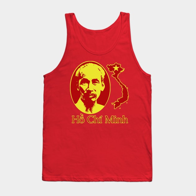 Hồ Chí Minh (Non-Yellow Background) Tank Top by Proletariat Dressing Room